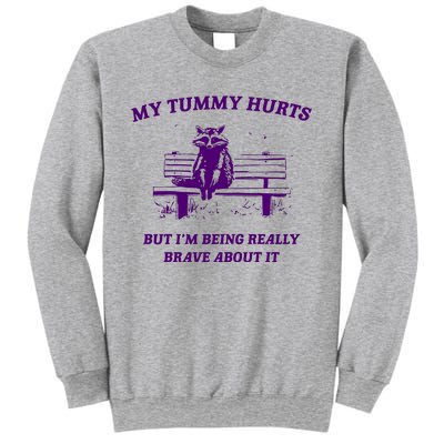 Tummy Ache Survivor Retro 90s Sweatshirt