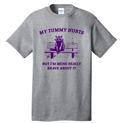 Tummy Ache Survivor Retro 90s Tall T-Shirt