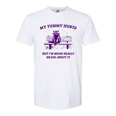 Tummy Ache Survivor Retro 90s Softstyle CVC T-Shirt