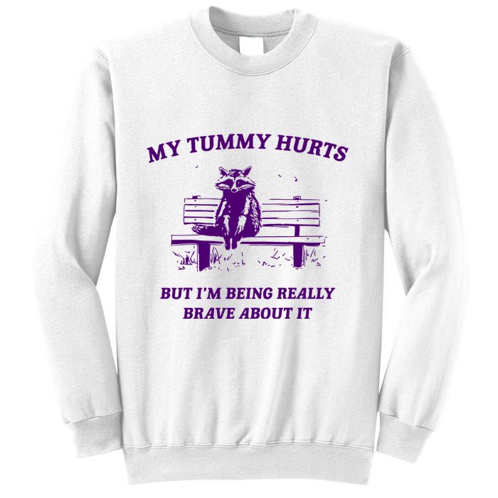 Tummy Ache Survivor Retro 90s Sweatshirt
