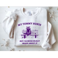 Tummy Ache Survivor Retro 90s Sweatshirt