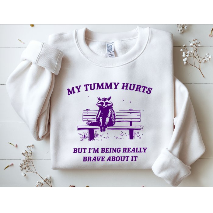 Tummy Ache Survivor Retro 90s Sweatshirt