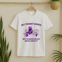Tummy Ache Survivor Retro 90s T-Shirt