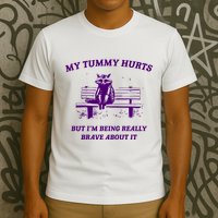 Tummy Ache Survivor Retro 90s T-Shirt