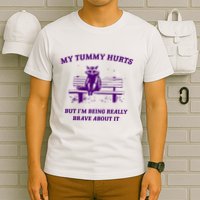 Tummy Ache Survivor Retro 90s T-Shirt