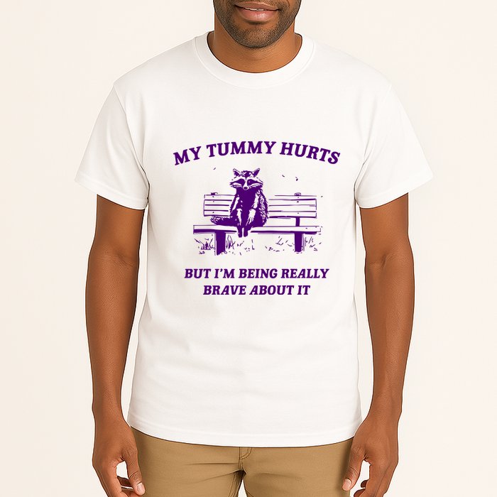 Tummy Ache Survivor Retro 90s Tall T-Shirt