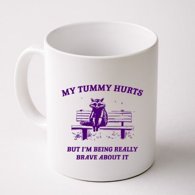 Tummy Ache Survivor Retro 90s Mug