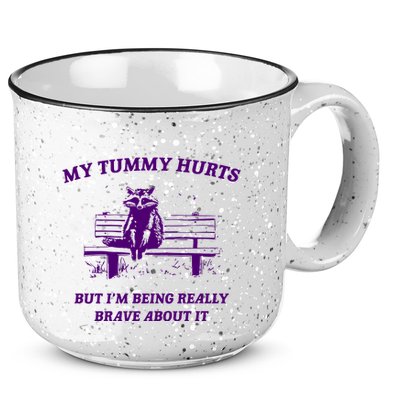 Tummy Ache Survivor Retro 90s 15oz Campfire Ceramic Mug