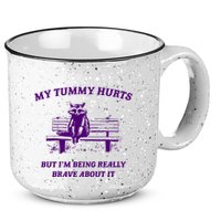Tummy Ache Survivor Retro 90s 15oz Campfire Ceramic Mug