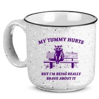 Tummy Ache Survivor Retro 90s 15oz Campfire Ceramic Mug