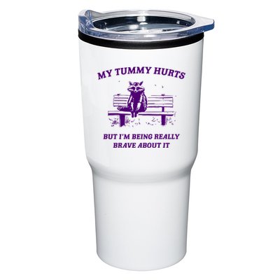 Tummy Ache Survivor Retro 90s Tumbler