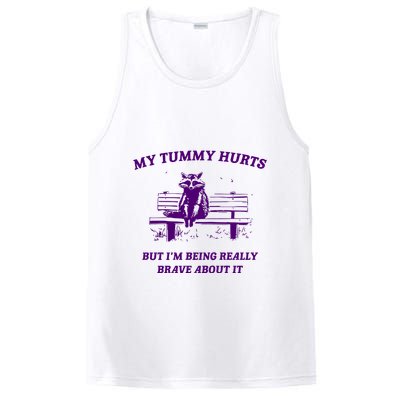 Tummy Ache Survivor Retro 90s PosiCharge Competitor Tank