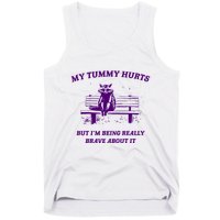 Tummy Ache Survivor Retro 90s Tank Top