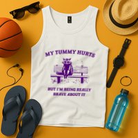 Tummy Ache Survivor Retro 90s Tank Top