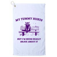 Tummy Ache Survivor Retro 90s Golf Towel