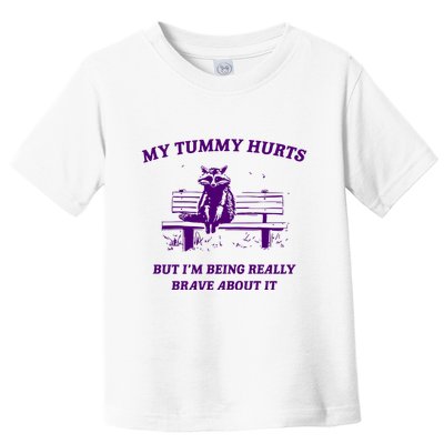 Tummy Ache Survivor Retro 90s Toddler T-Shirt