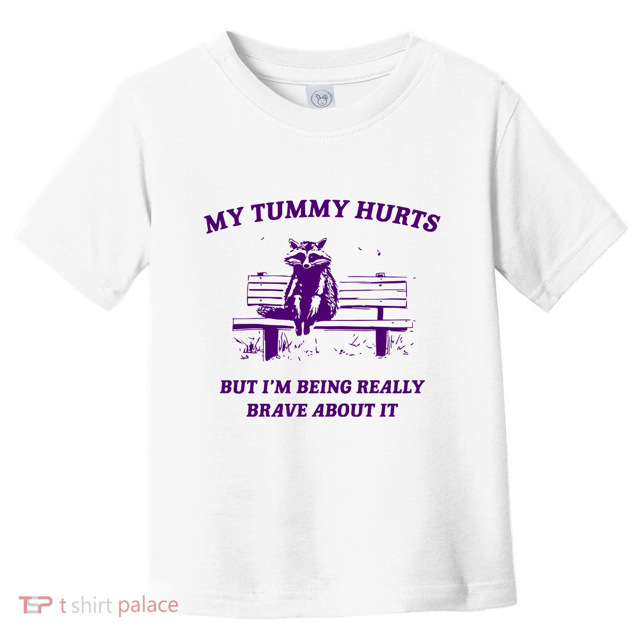 Tummy Ache Survivor Retro 90s Toddler T-Shirt