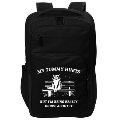 Tummy Ache Survivor Retro 90s Impact Tech Backpack