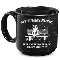 Tummy Ache Survivor Retro 90s 15oz Campfire Ceramic Mug
