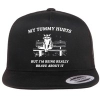 Tummy Ache Survivor Retro 90s Flat Bill Trucker Hat