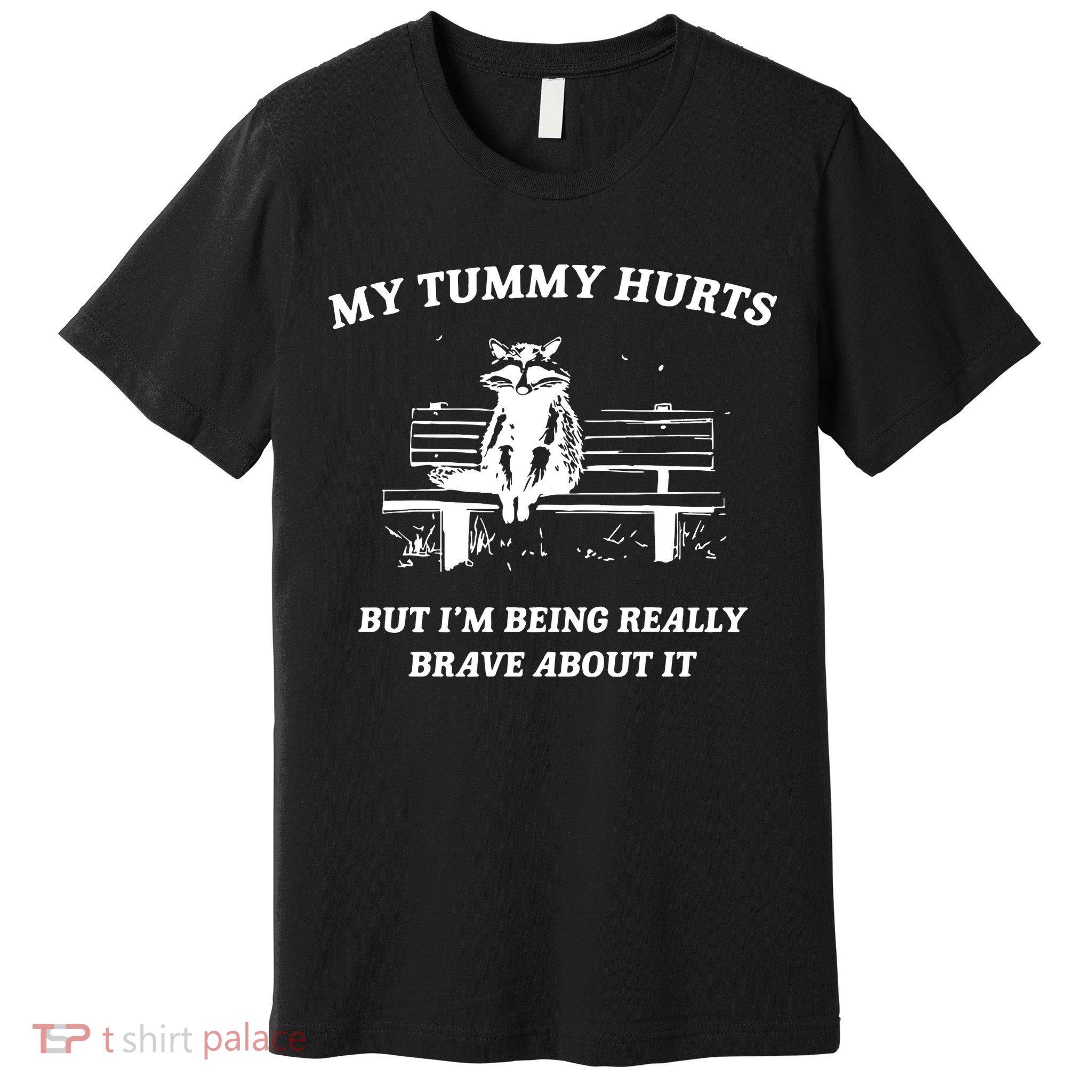 Tummy Ache Survivor Retro 90s Premium T-Shirt