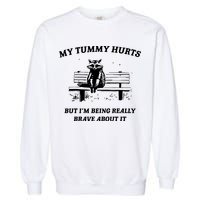 Tummy Ache Survivor Retro 90s Garment-Dyed Sweatshirt