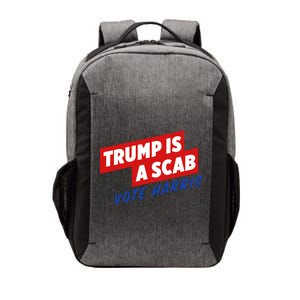 Trump A Scab Funny Vote Harris Uaw Vector Backpack