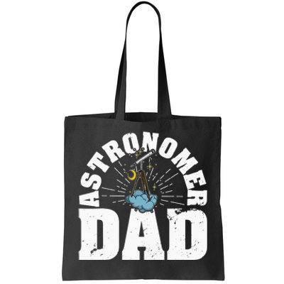 Telescope astronomers stargazing space planets science Tote Bag