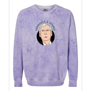 Thoughts And Stares Mitch Mcconnell Colorblast Crewneck Sweatshirt