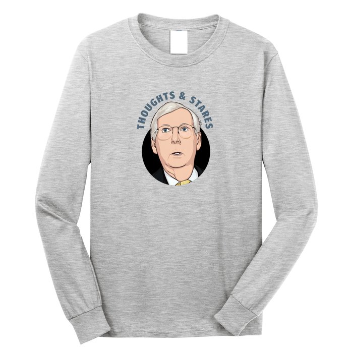 Thoughts And Stares Mitch Mcconnell Long Sleeve Shirt