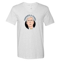 Thoughts And Stares Mitch Mcconnell V-Neck T-Shirt