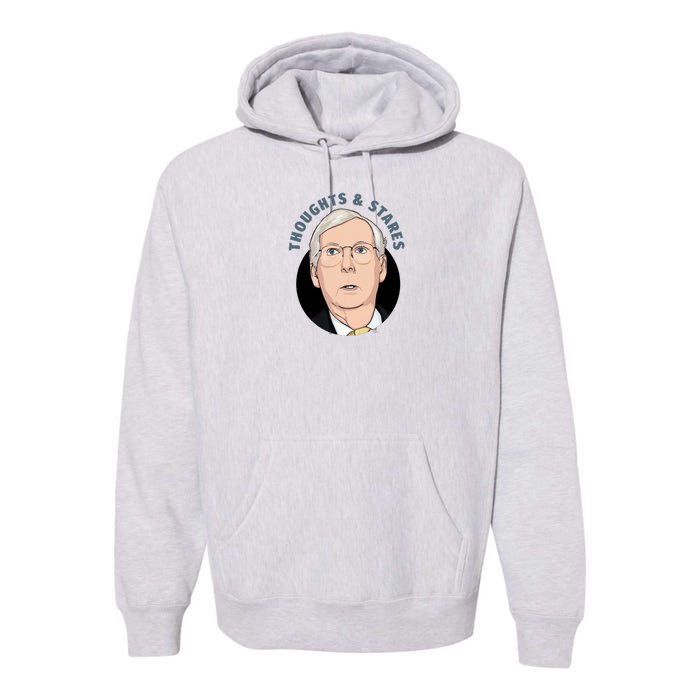 Thoughts And Stares Mitch Mcconnell Premium Hoodie