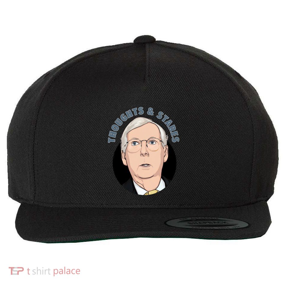 Thoughts And Stares Mitch Mcconnell Wool Snapback Cap