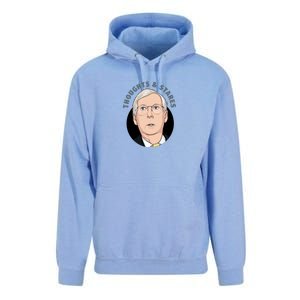 Thoughts And Stares Mitch Mcconnell Unisex Surf Hoodie