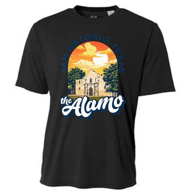 The Alamo San Antonio Texas Mission Vintage Retro Remember Cooling Performance Crew T-Shirt