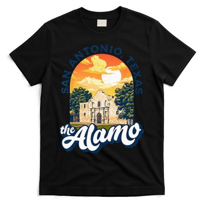 The Alamo San Antonio Texas Mission Vintage Retro Remember T-Shirt
