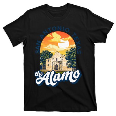 The Alamo San Antonio Texas Mission Vintage Retro Remember T-Shirt