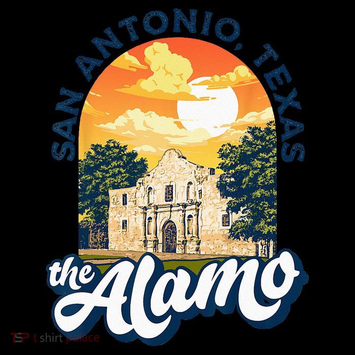 The Alamo San Antonio Texas Mission Vintage Retro Remember Tall T-Shirt