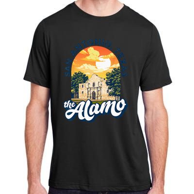 The Alamo San Antonio Texas Mission Vintage Retro Remember Adult ChromaSoft Performance T-Shirt