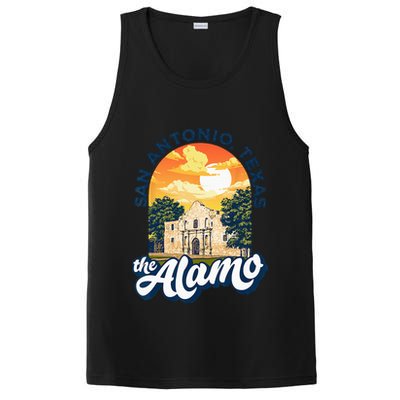 The Alamo San Antonio Texas Mission Vintage Retro Remember PosiCharge Competitor Tank