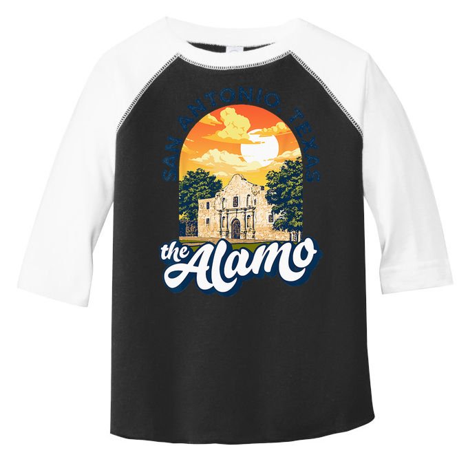The Alamo San Antonio Texas Mission Vintage Retro Remember Toddler Fine Jersey T-Shirt