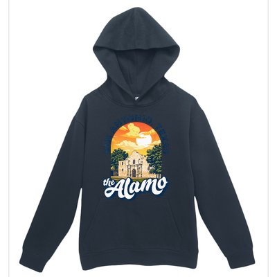 The Alamo San Antonio Texas Mission Vintage Retro Remember Urban Pullover Hoodie