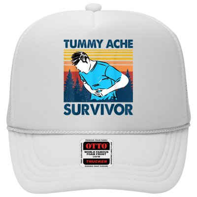 Tummy Ache Survivor Design Is Funny Tummy Ache Quote Trucker Hat