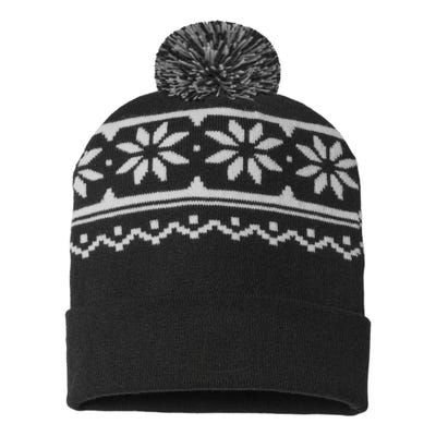 There's Always Something To Be Grateful For Thanksgiving USA-Made Snowflake Beanie