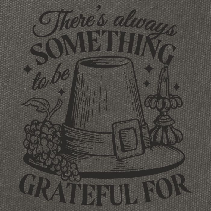 There's Always Something To Be Grateful For Thanksgiving Cotton Canvas Backpack