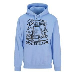 There's Always Something To Be Grateful For Thanksgiving Unisex Surf Hoodie