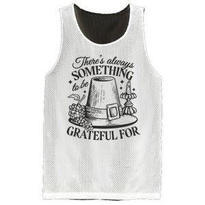 There's Always Something To Be Grateful For Thanksgiving Mesh Reversible Basketball Jersey Tank