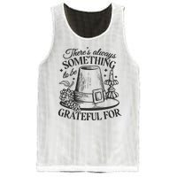 There's Always Something To Be Grateful For Thanksgiving Mesh Reversible Basketball Jersey Tank