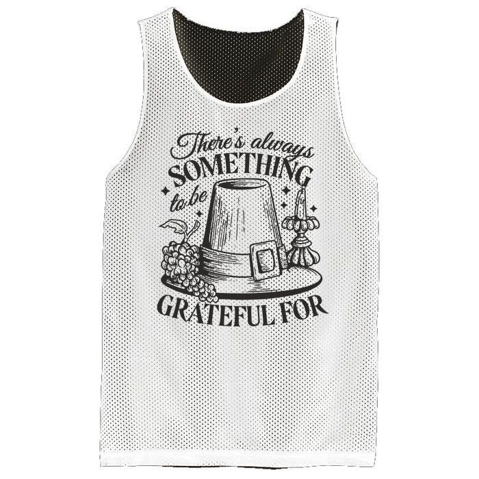 There's Always Something To Be Grateful For Thanksgiving Mesh Reversible Basketball Jersey Tank