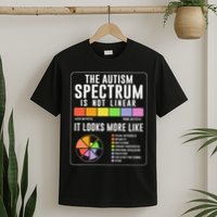 The Autism Spectrum Is Not Linear Autism Awareness Month T-Shirt